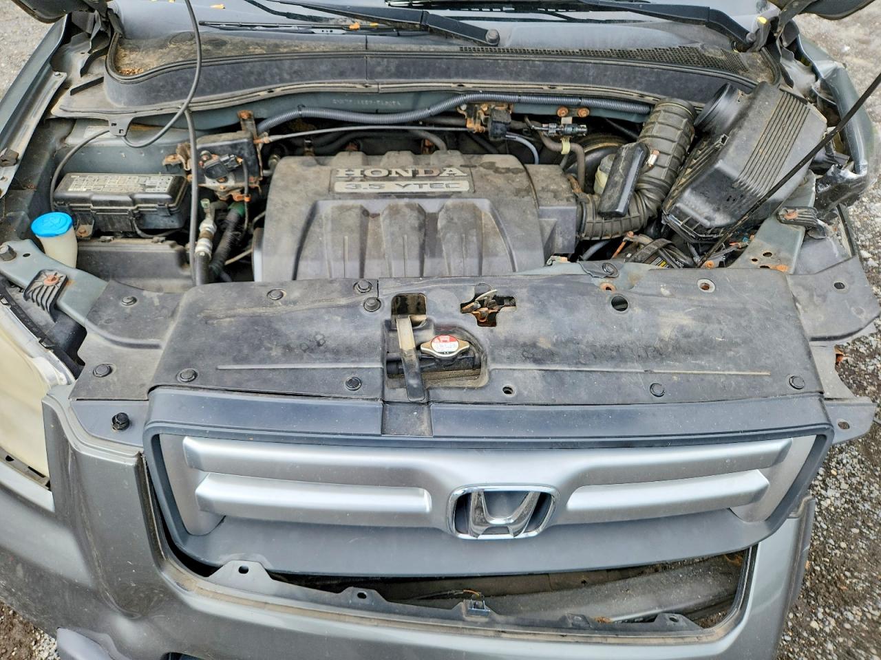 2007 Honda Pilot Exl Gray vin: 2HKYF18557H513054