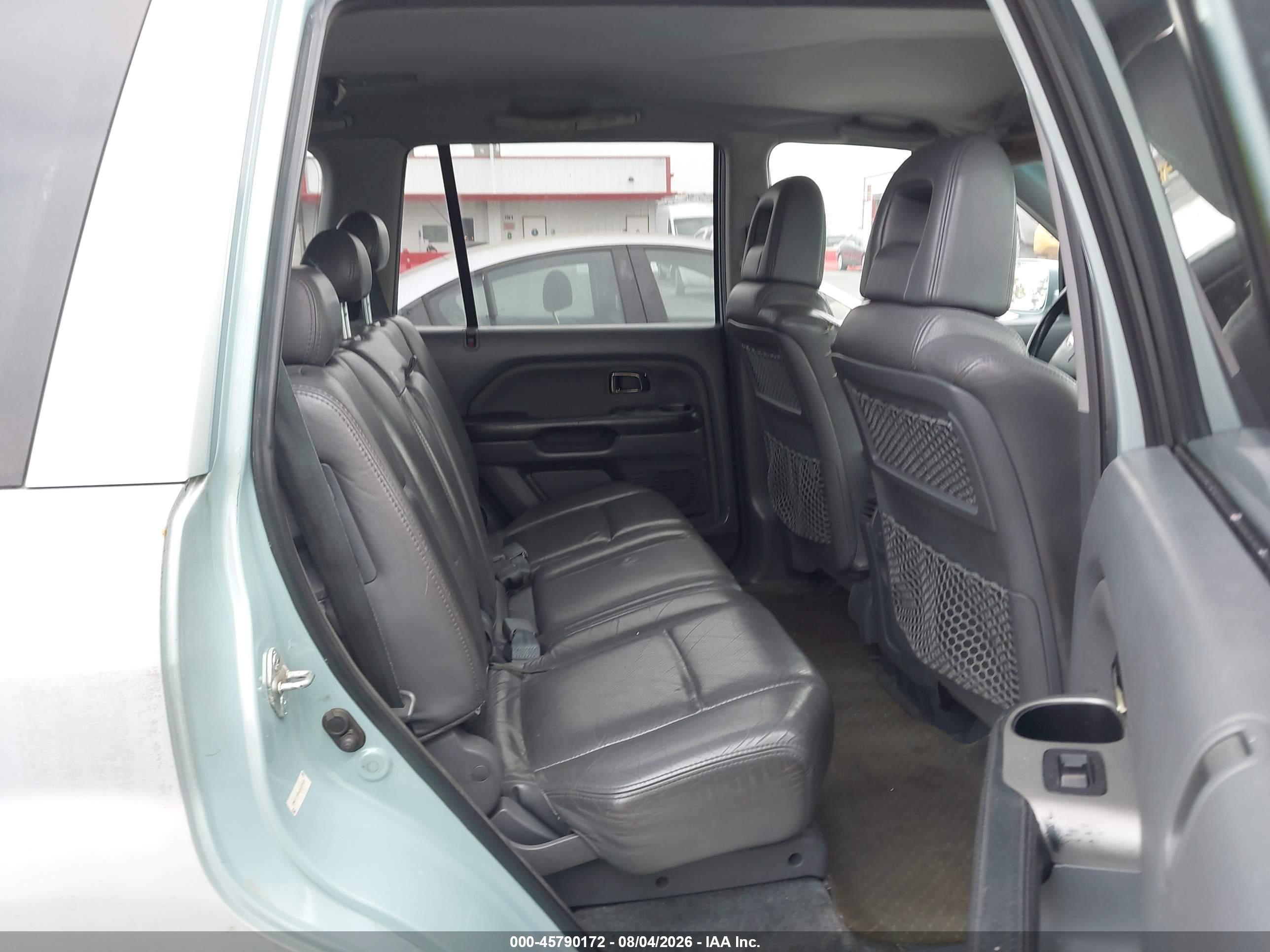 2003 Honda Pilot Ex-l Light Blue vin: 2HKYF18563H537695