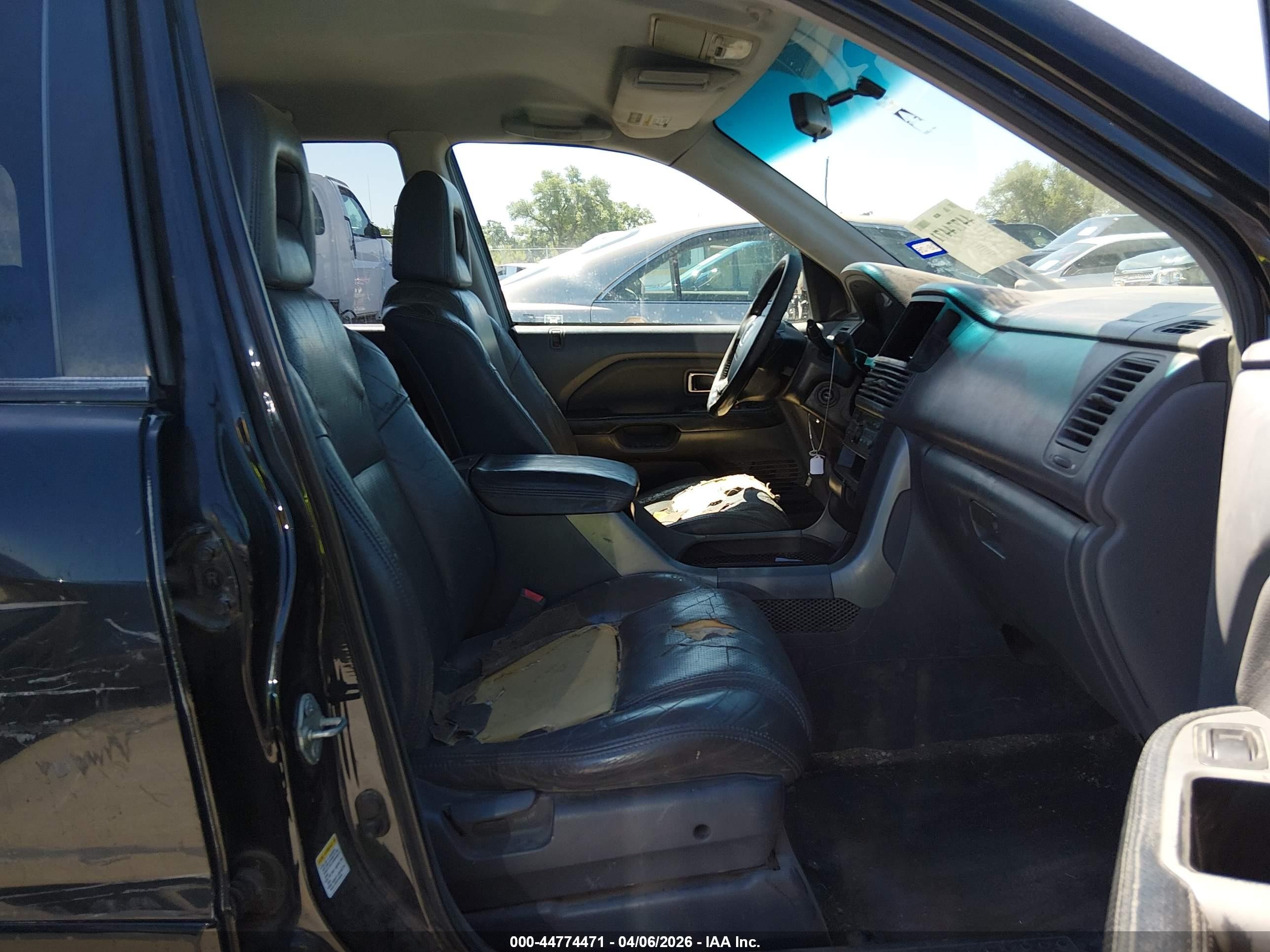 2003 Honda Pilot Ex-l Black vin: 2HKYF18563H558756