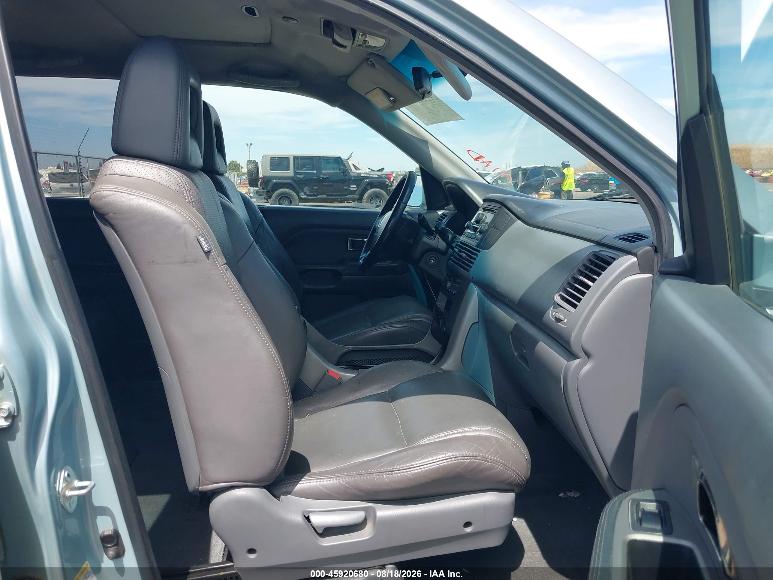 2003 Honda Pilot Ex-l Gray vin: 2HKYF18563H559860