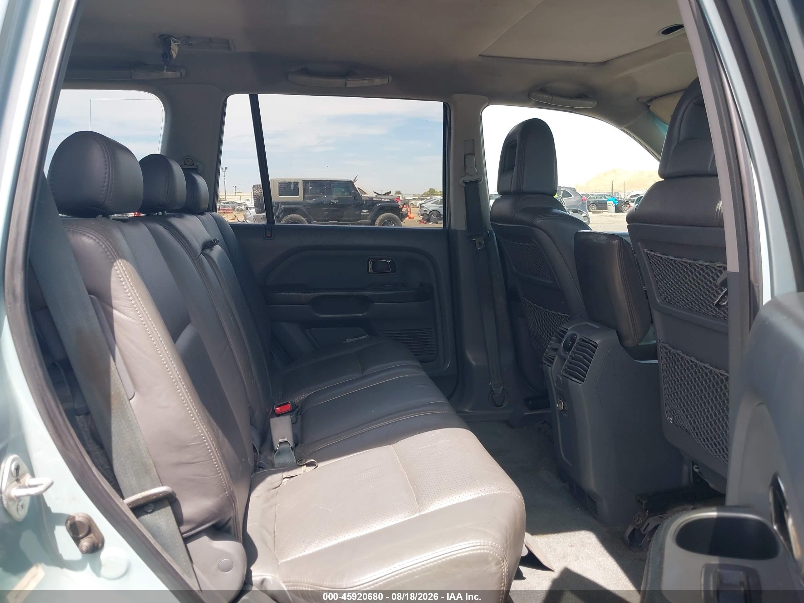 2003 Honda Pilot Ex-l Gray vin: 2HKYF18563H559860