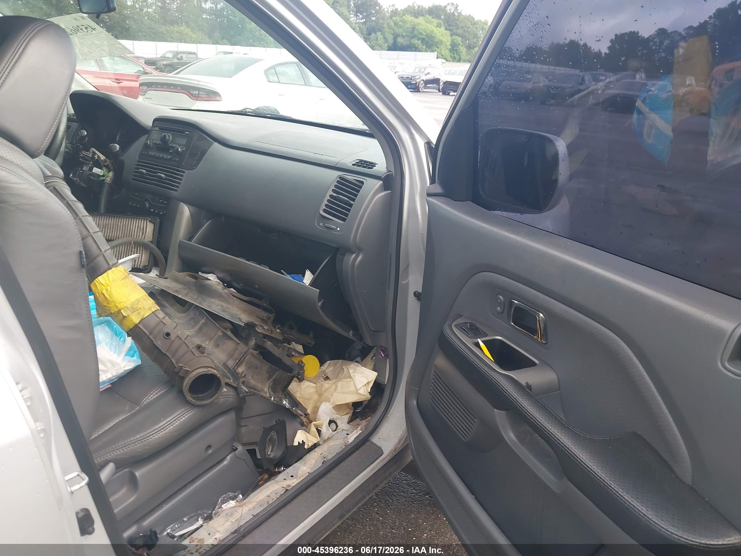 2003 Honda Pilot Ex-l Silver vin: 2HKYF18563H598125
