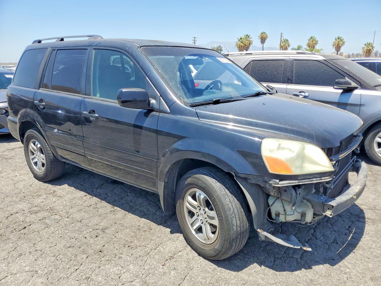 2004 Honda Pilot Exl Black vin: 2HKYF18564H501961