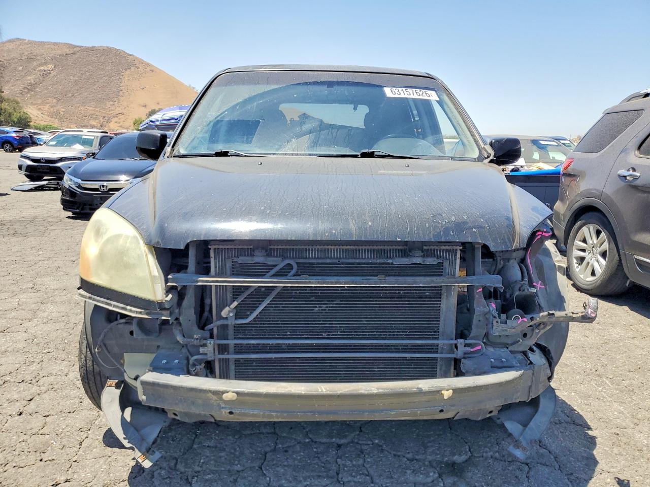 2004 Honda Pilot Exl Black vin: 2HKYF18564H501961