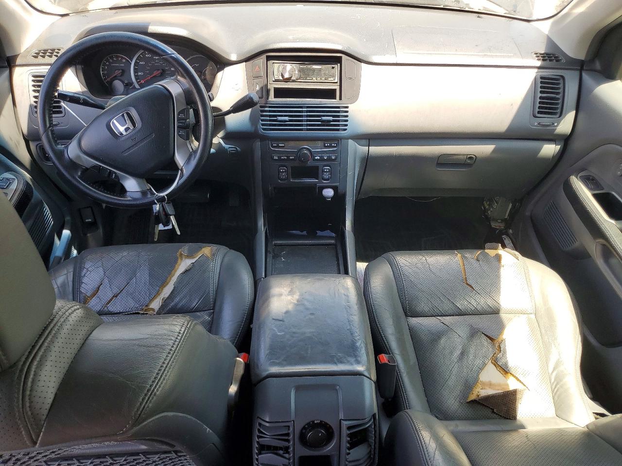 2004 Honda Pilot Exl Black vin: 2HKYF18564H501961