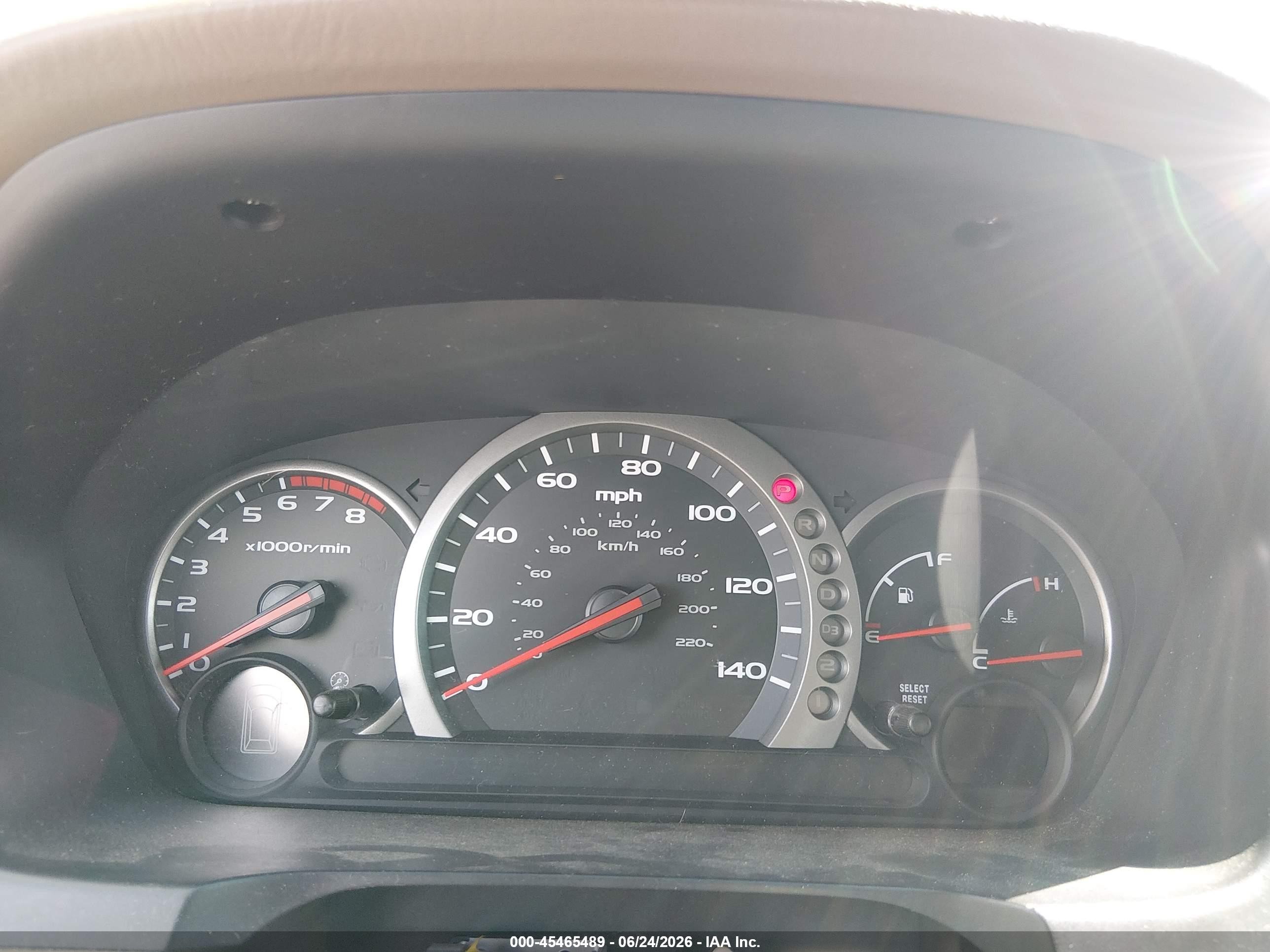 2004 Honda Pilot Ex-l Red vin: 2HKYF18564H521188