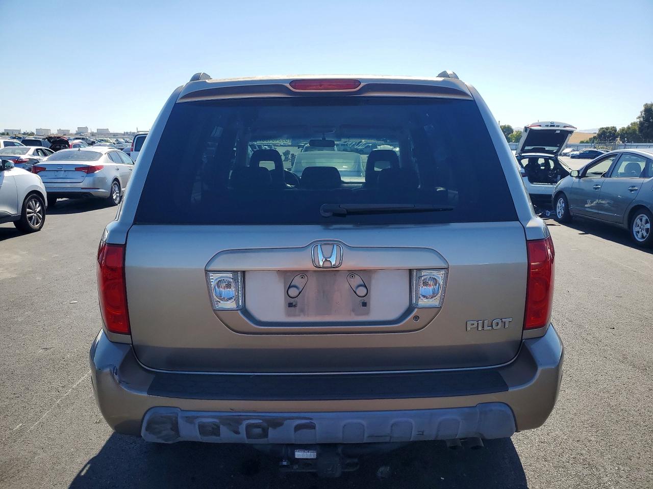 2004 Honda Pilot Exl Золотой vin: 2HKYF18564H556054