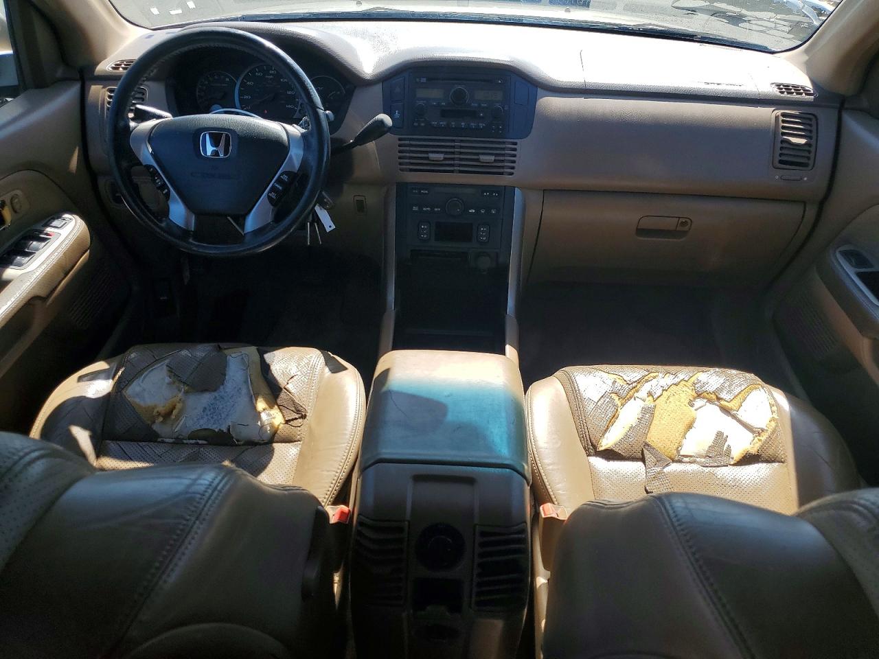 2004 Honda Pilot Exl Золотой vin: 2HKYF18564H556054
