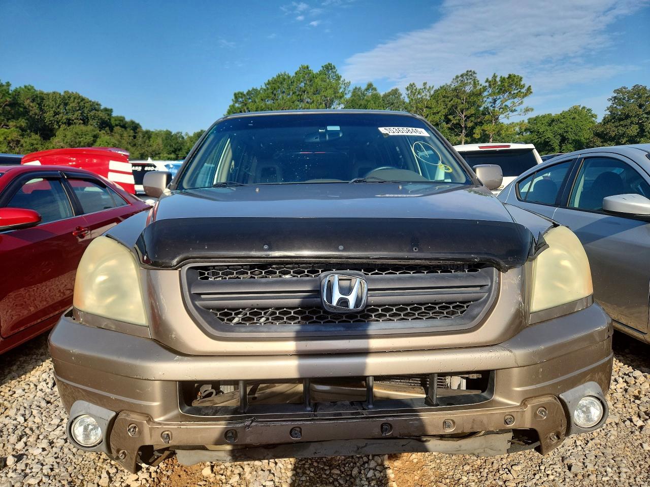 2004 Honda Pilot Exl Золотой vin: 2HKYF18564H556748