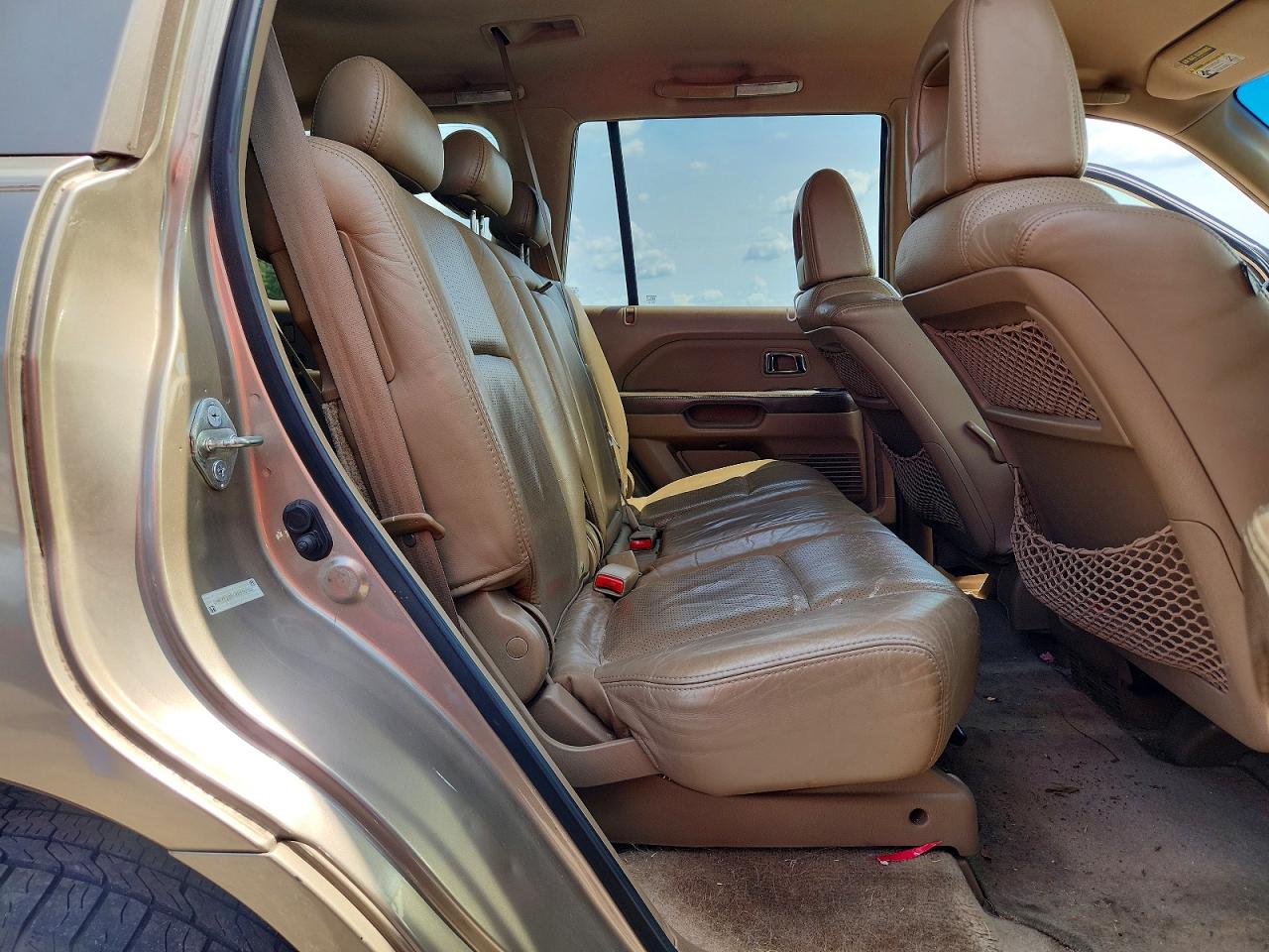 2004 Honda Pilot Exl Золотой vin: 2HKYF18564H556748