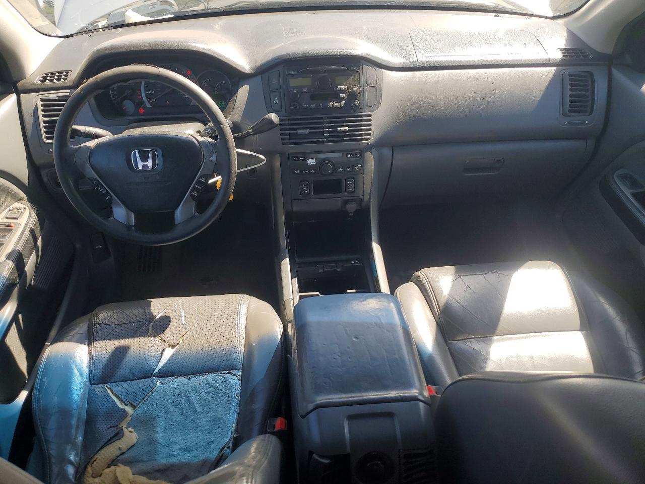 2004 Honda Pilot Exl Silver vin: 2HKYF18564H596263
