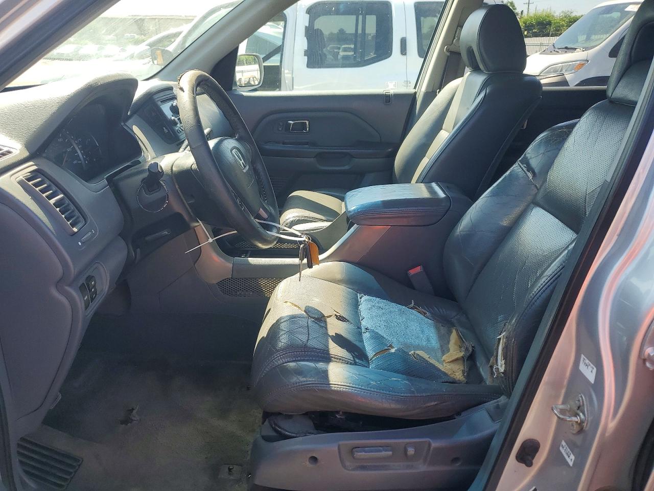 2004 Honda Pilot Exl Silver vin: 2HKYF18564H596263