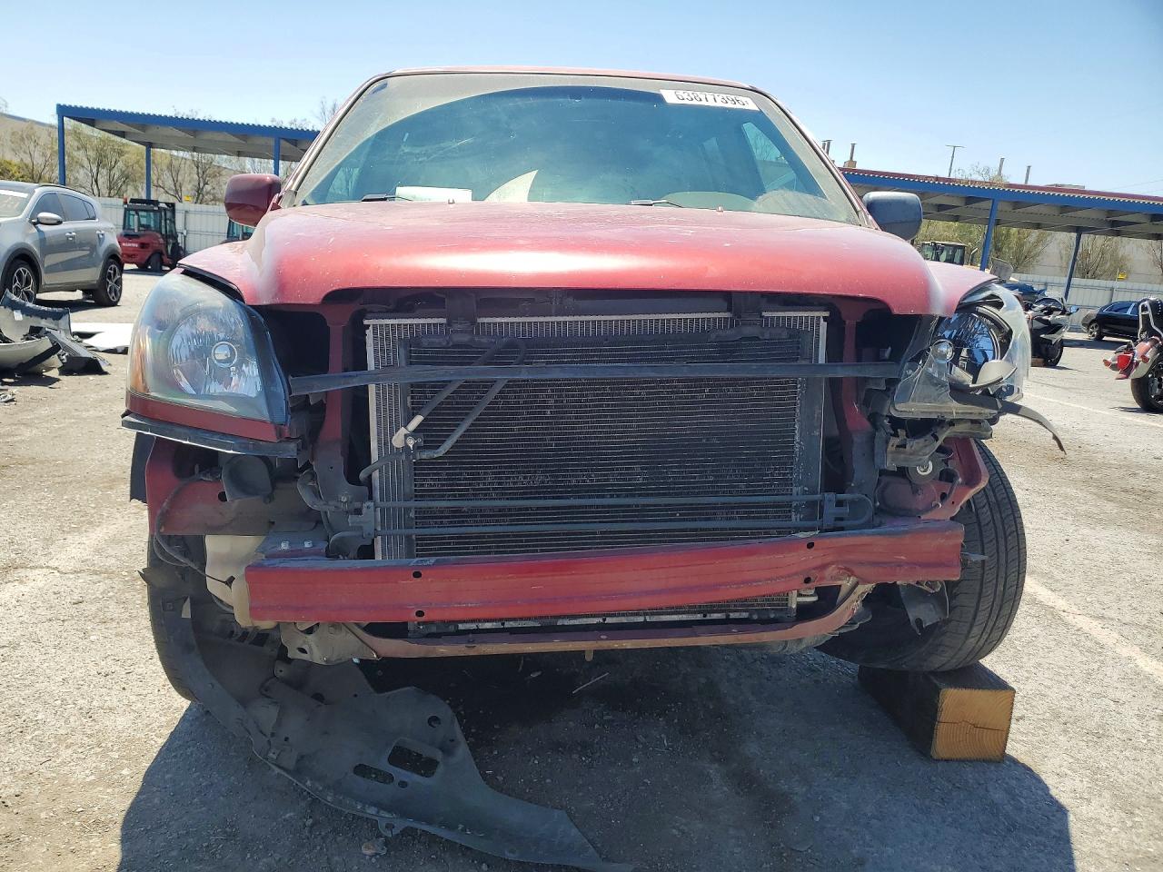 2004 Honda Pilot Exl Red vin: 2HKYF18564H606161