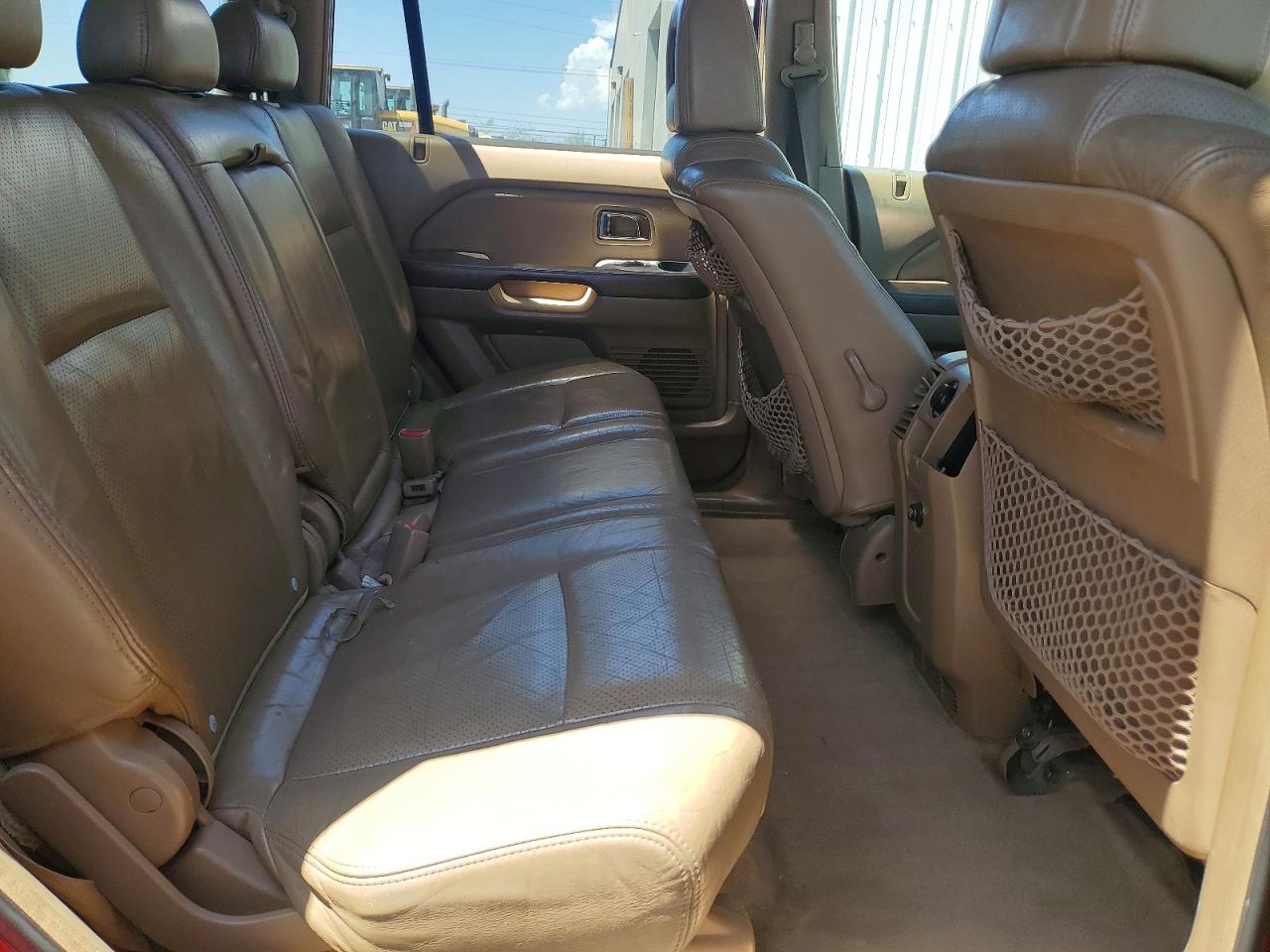 2004 Honda Pilot Exl Red vin: 2HKYF18564H606161