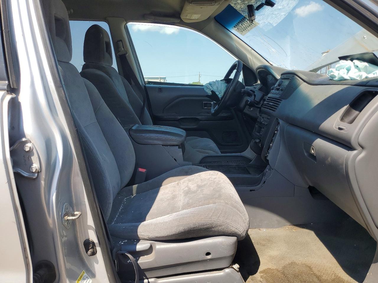 2004 Honda Pilot Exl Silver vin: 2HKYF18564H617533