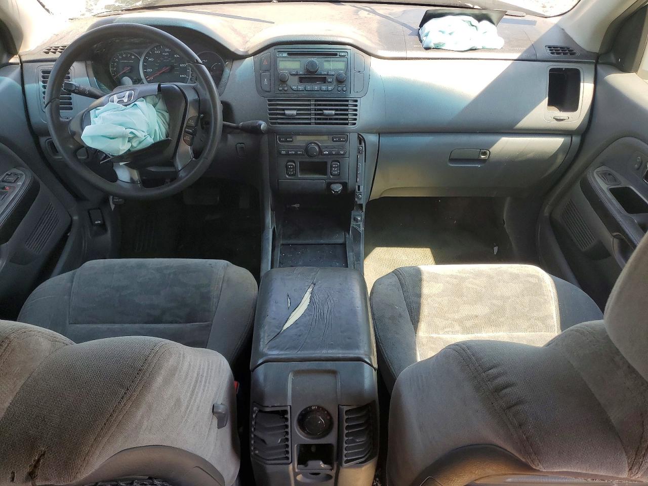 2004 Honda Pilot Exl Silver vin: 2HKYF18564H617533