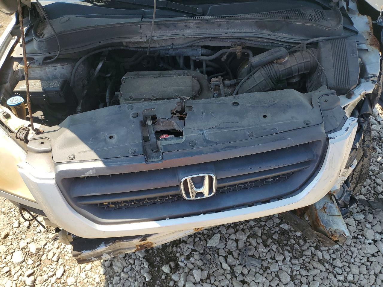 2004 Honda Pilot Exl Silver vin: 2HKYF18564H617533
