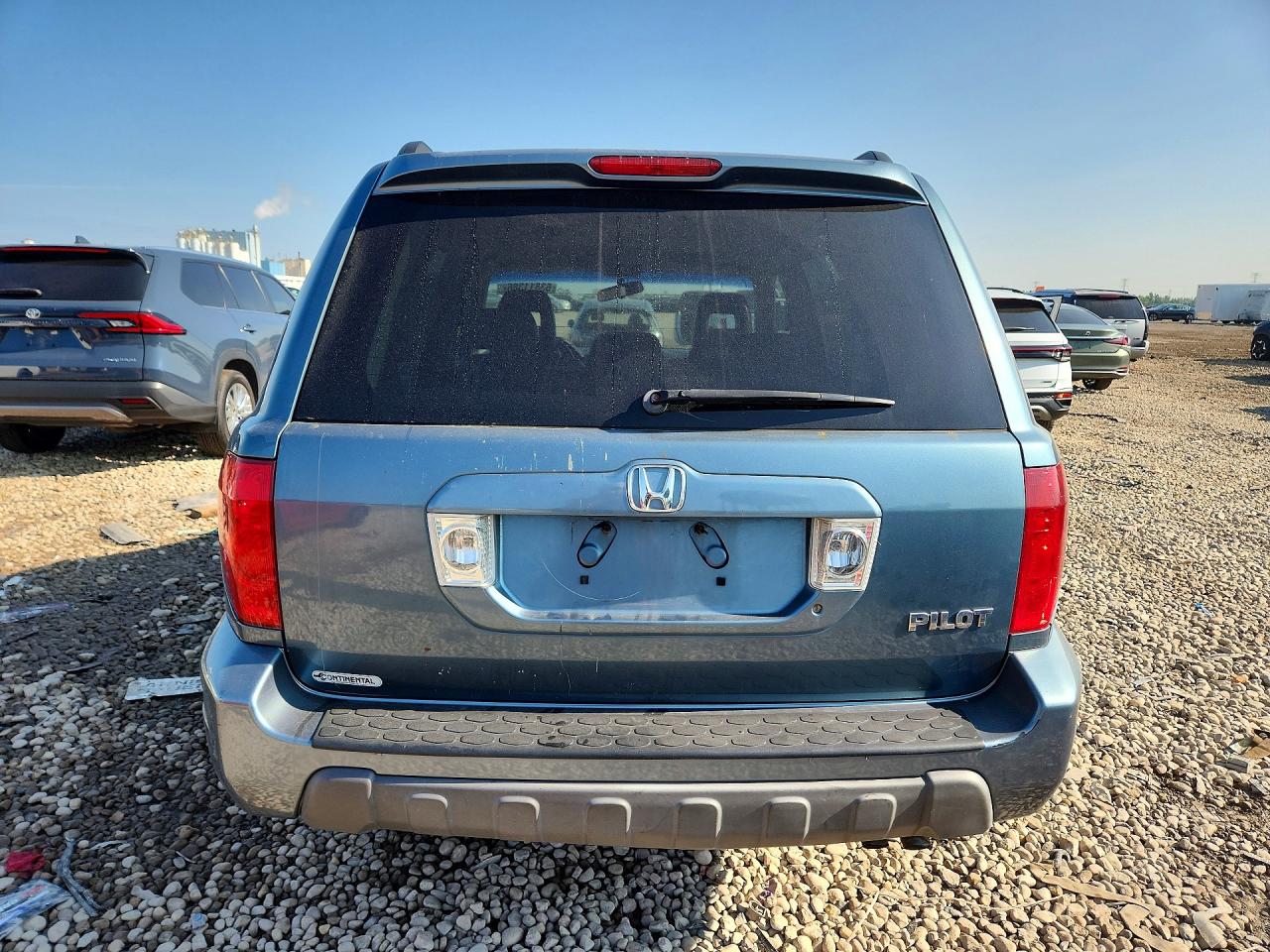2005 Honda Pilot Exl Blue vin: 2HKYF18565H508023