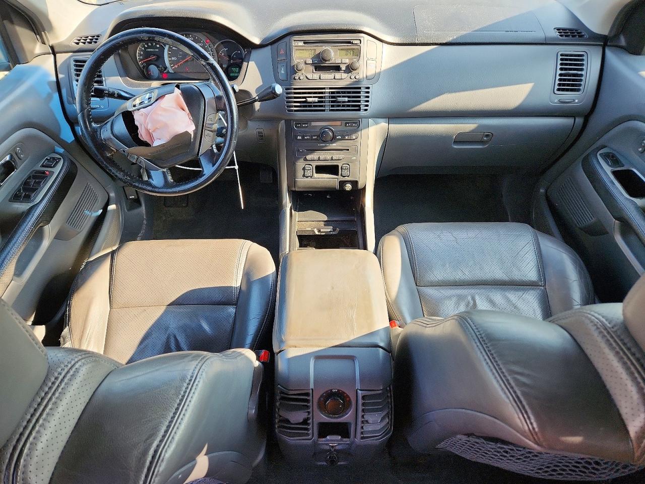 2005 Honda Pilot Exl Blue vin: 2HKYF18565H508023