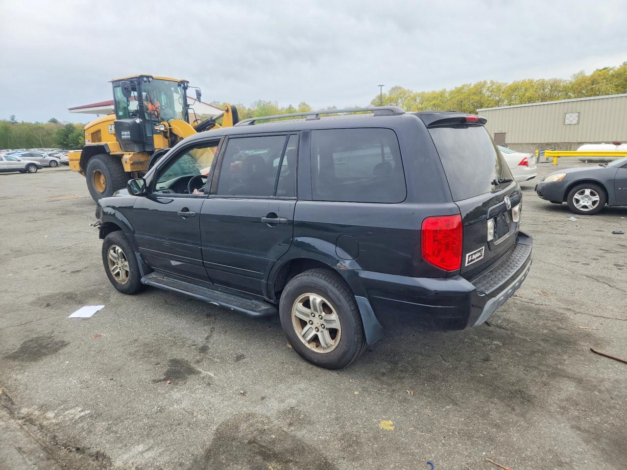 2005 Honda Pilot Exl Black vin: 2HKYF18565H518471