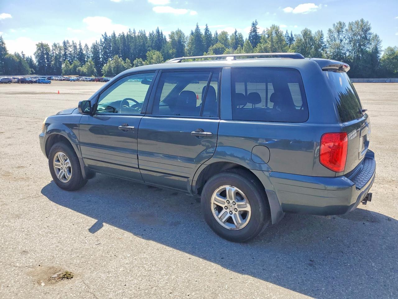 2005 Honda Pilot Exl Gray vin: 2HKYF18565H549638