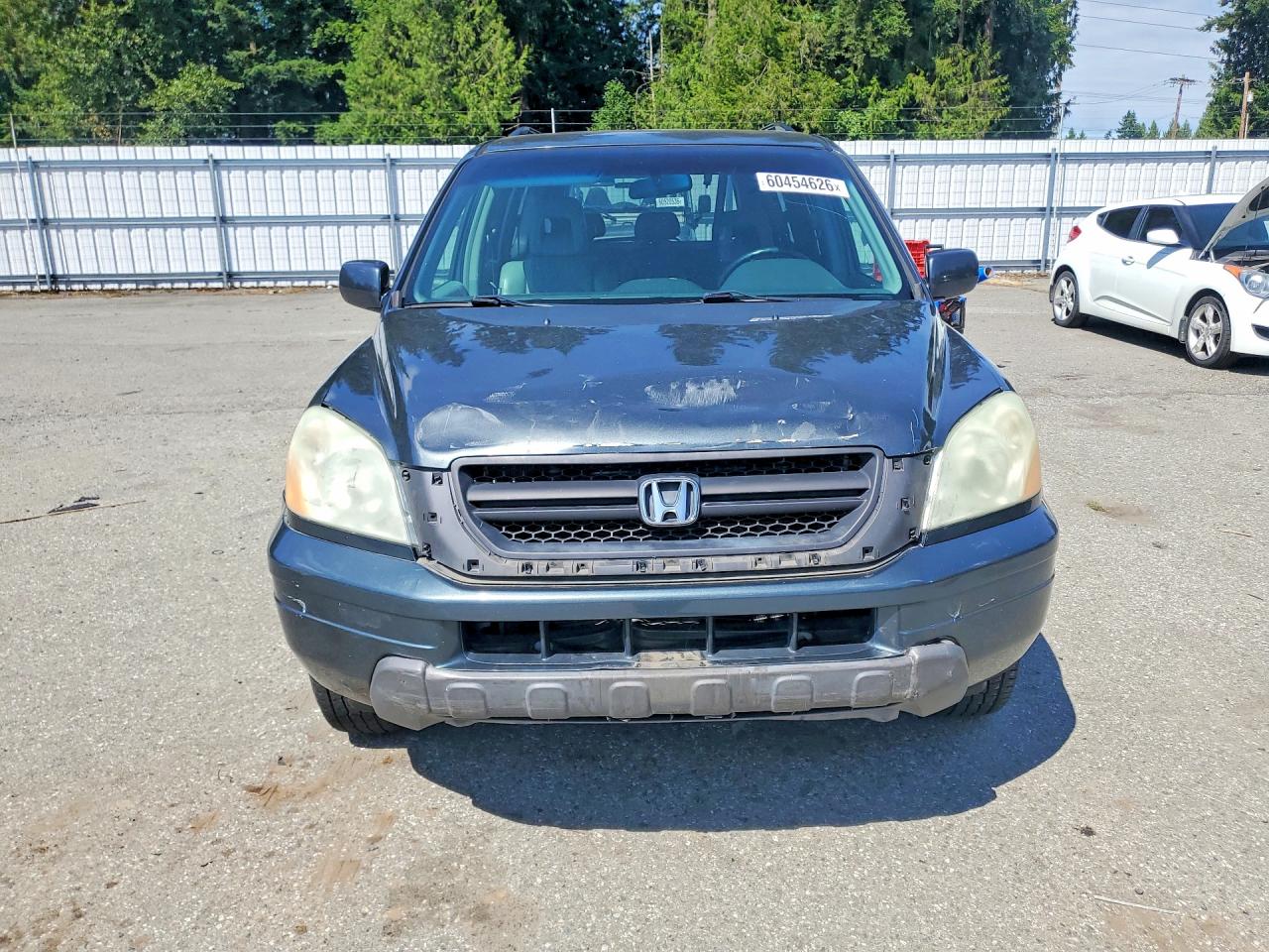 2005 Honda Pilot Exl Gray vin: 2HKYF18565H549638