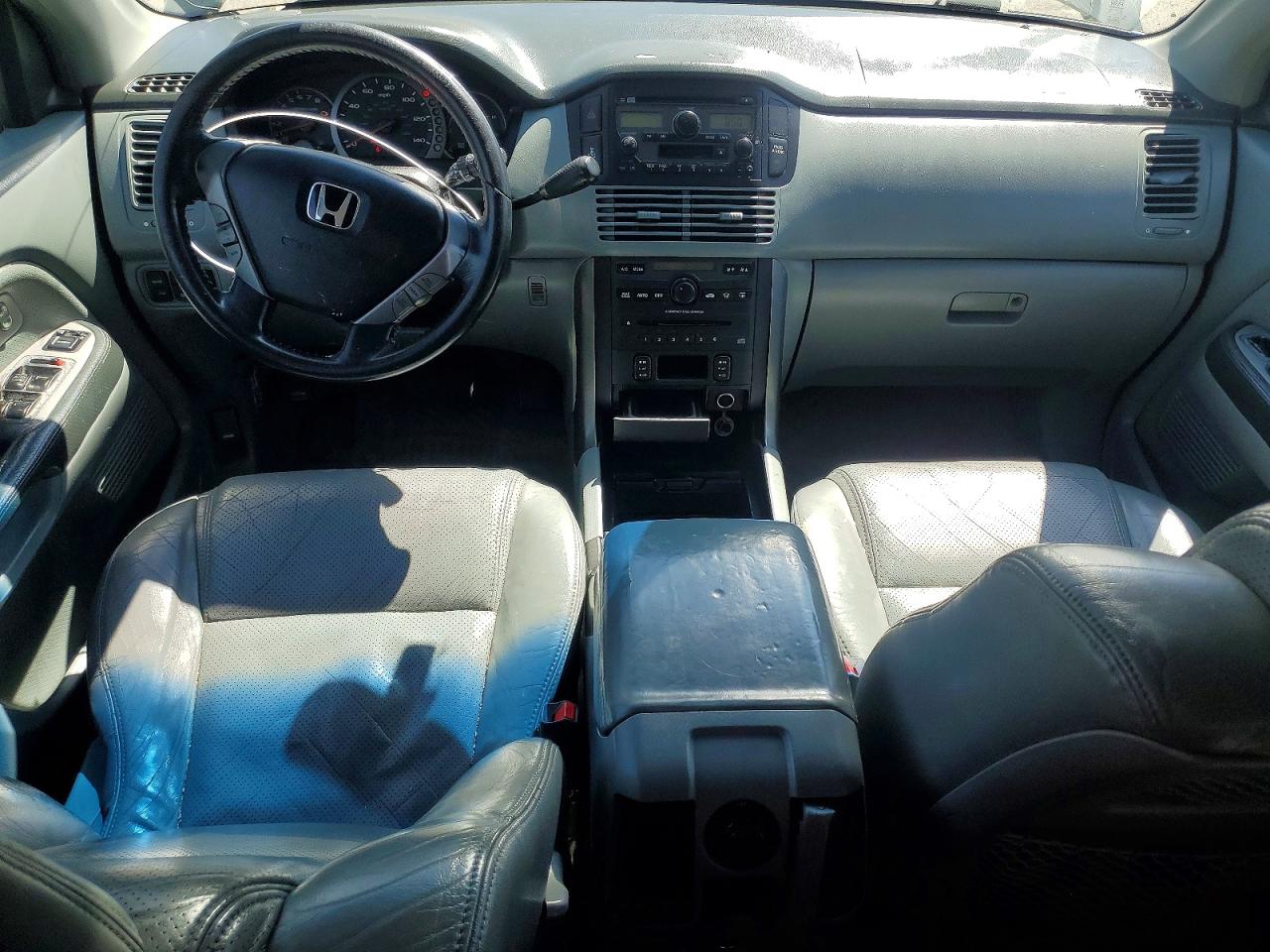 2005 Honda Pilot Exl Gray vin: 2HKYF18565H549638