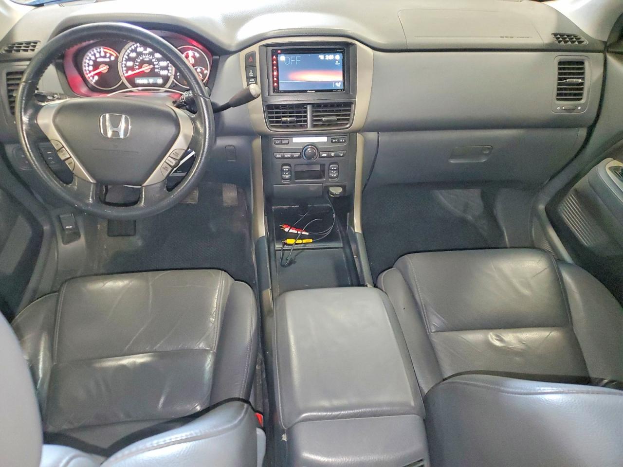 2006 Honda Pilot Ex Blue vin: 2HKYF18566H519427