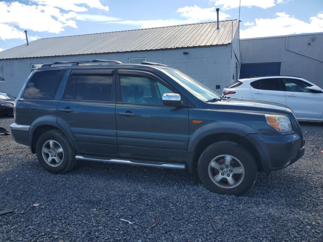 2006 Honda Pilot Ex Gray vin: 2HKYF18566H548538