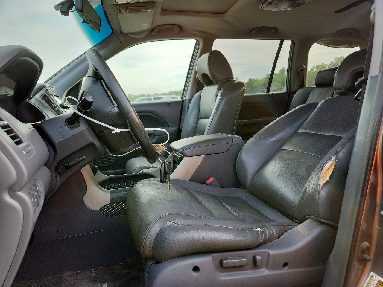 2007 Honda Pilot Exl Серый vin: 2HKYF18567H527321
