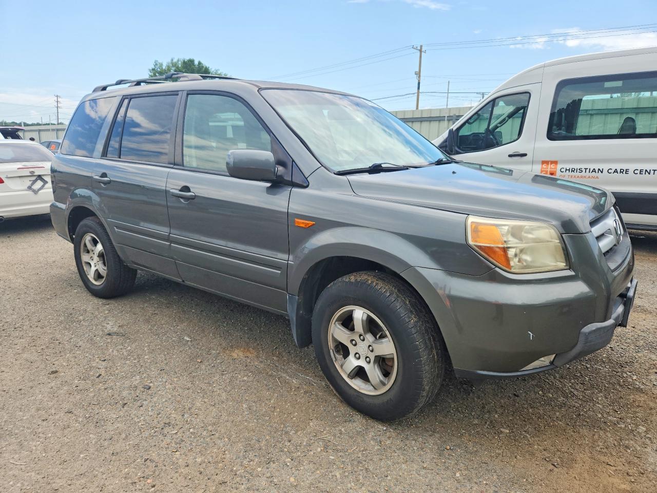 2007 Honda Pilot Exl Серый vin: 2HKYF18567H527321