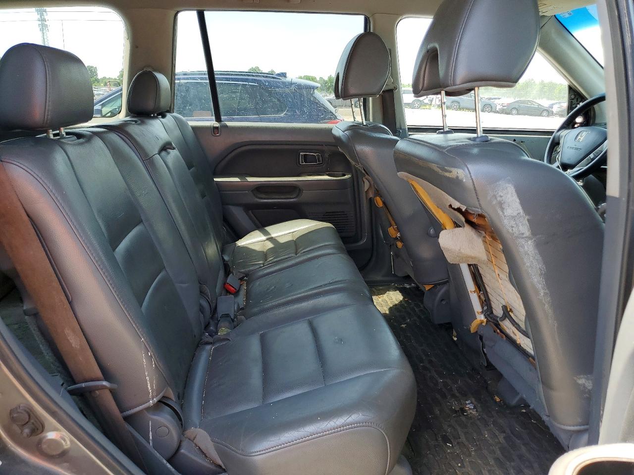 2007 Honda Pilot Exl Gray vin: 2HKYF18567H536231
