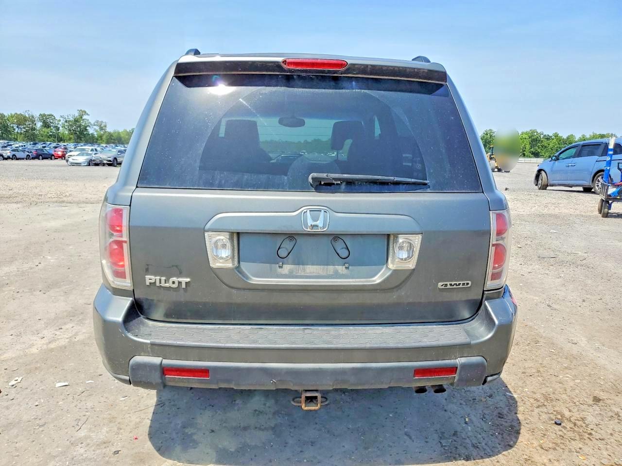 2007 Honda Pilot Exl Gray vin: 2HKYF18567H536231