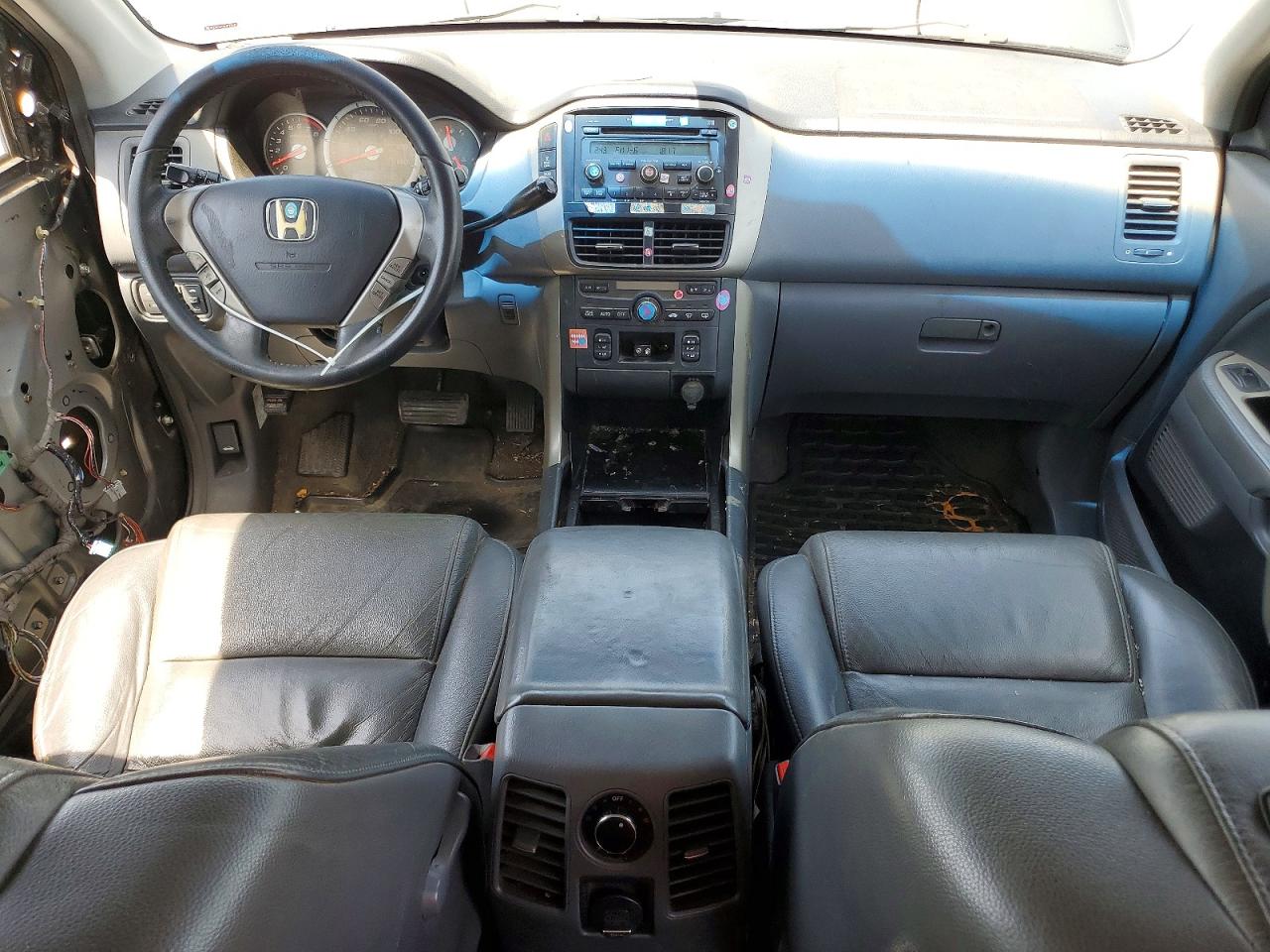 2007 Honda Pilot Exl Gray vin: 2HKYF18567H536231