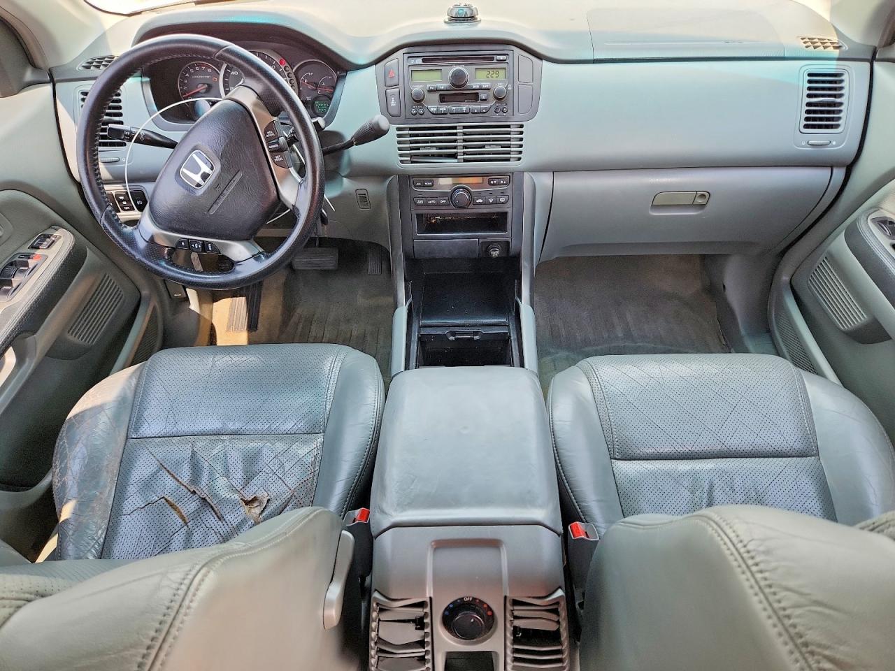 2003 Honda Pilot Exl White vin: 2HKYF18573H528665