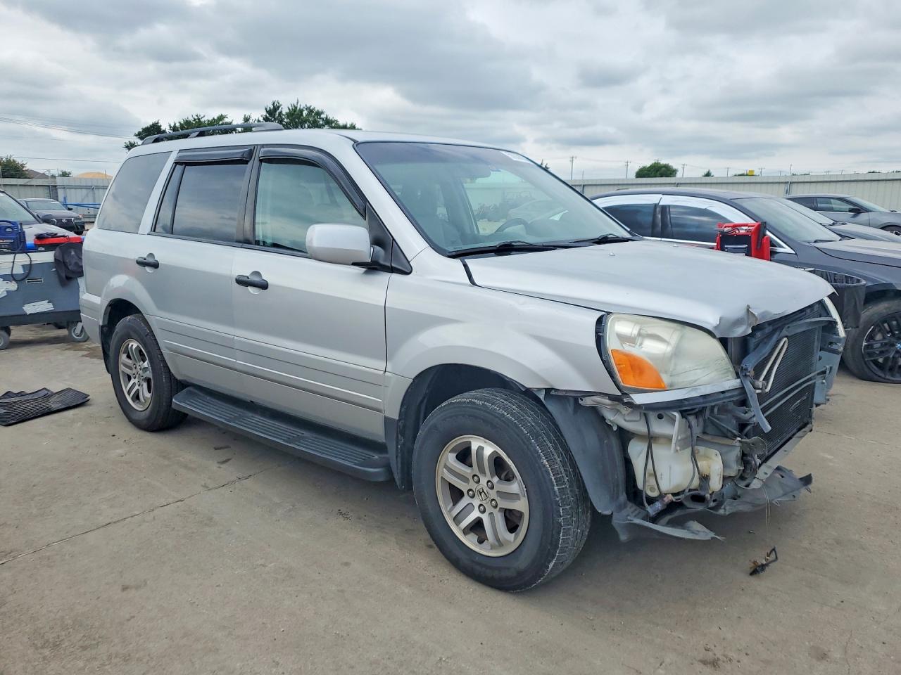 2003 Honda Pilot Exl Gray vin: 2HKYF18573H555218