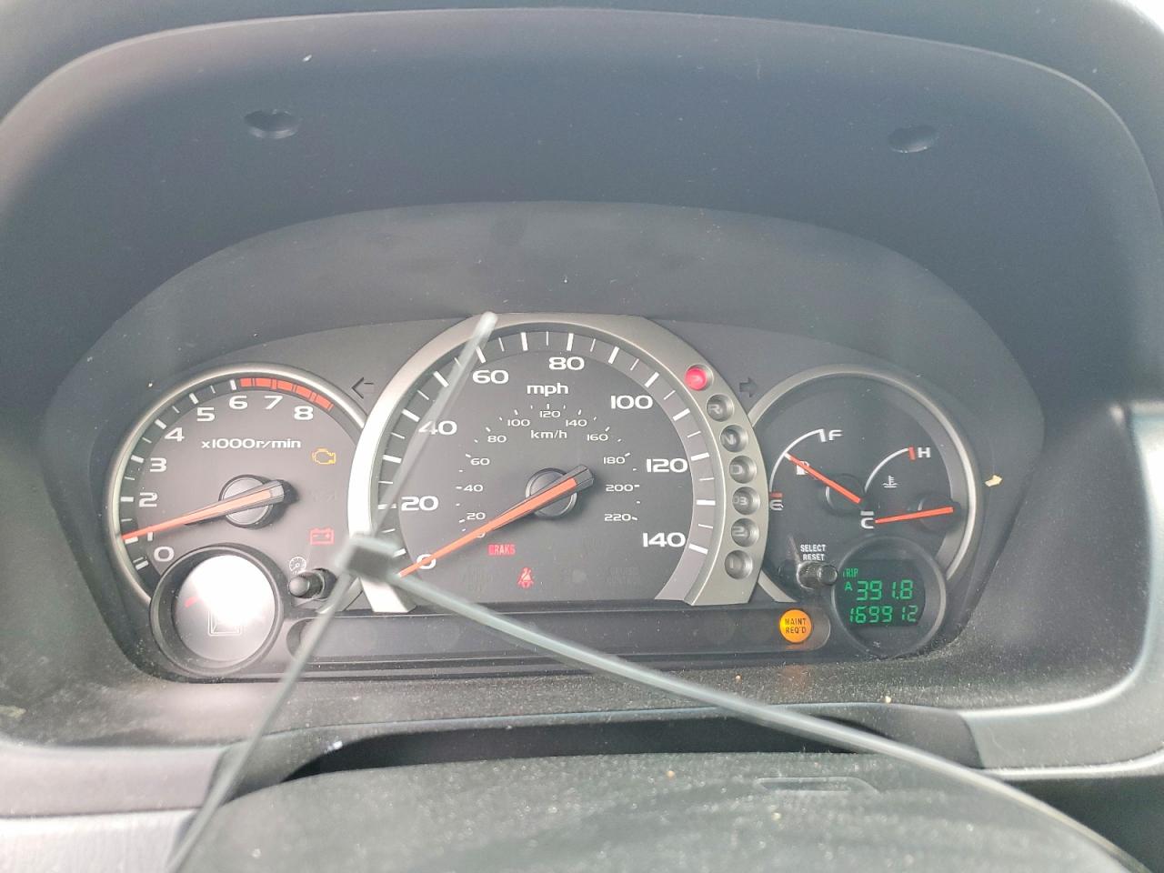 2003 Honda Pilot Exl Gray vin: 2HKYF18573H555218