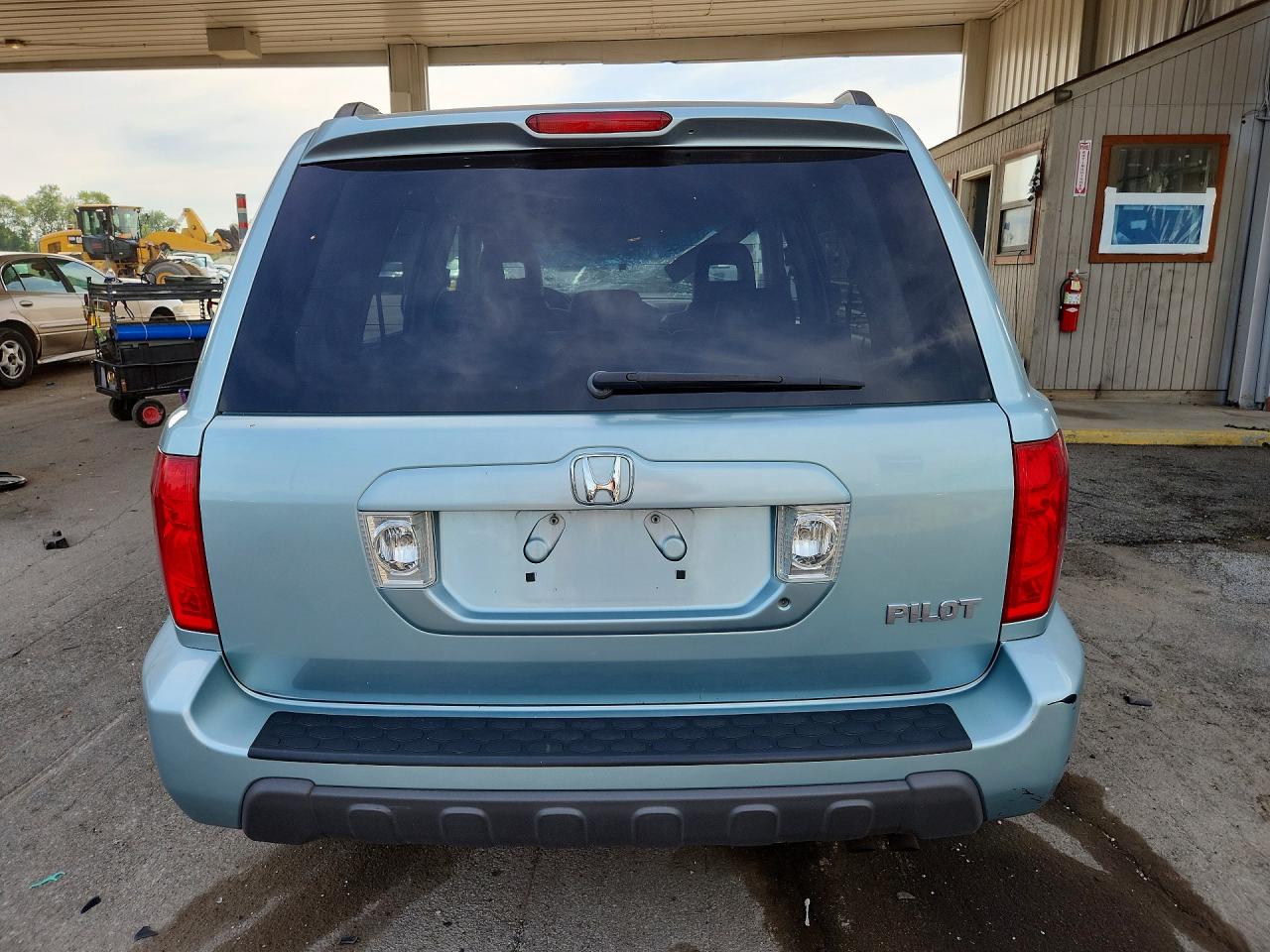 2003 Honda Pilot Exl Синий vin: 2HKYF18573H559821