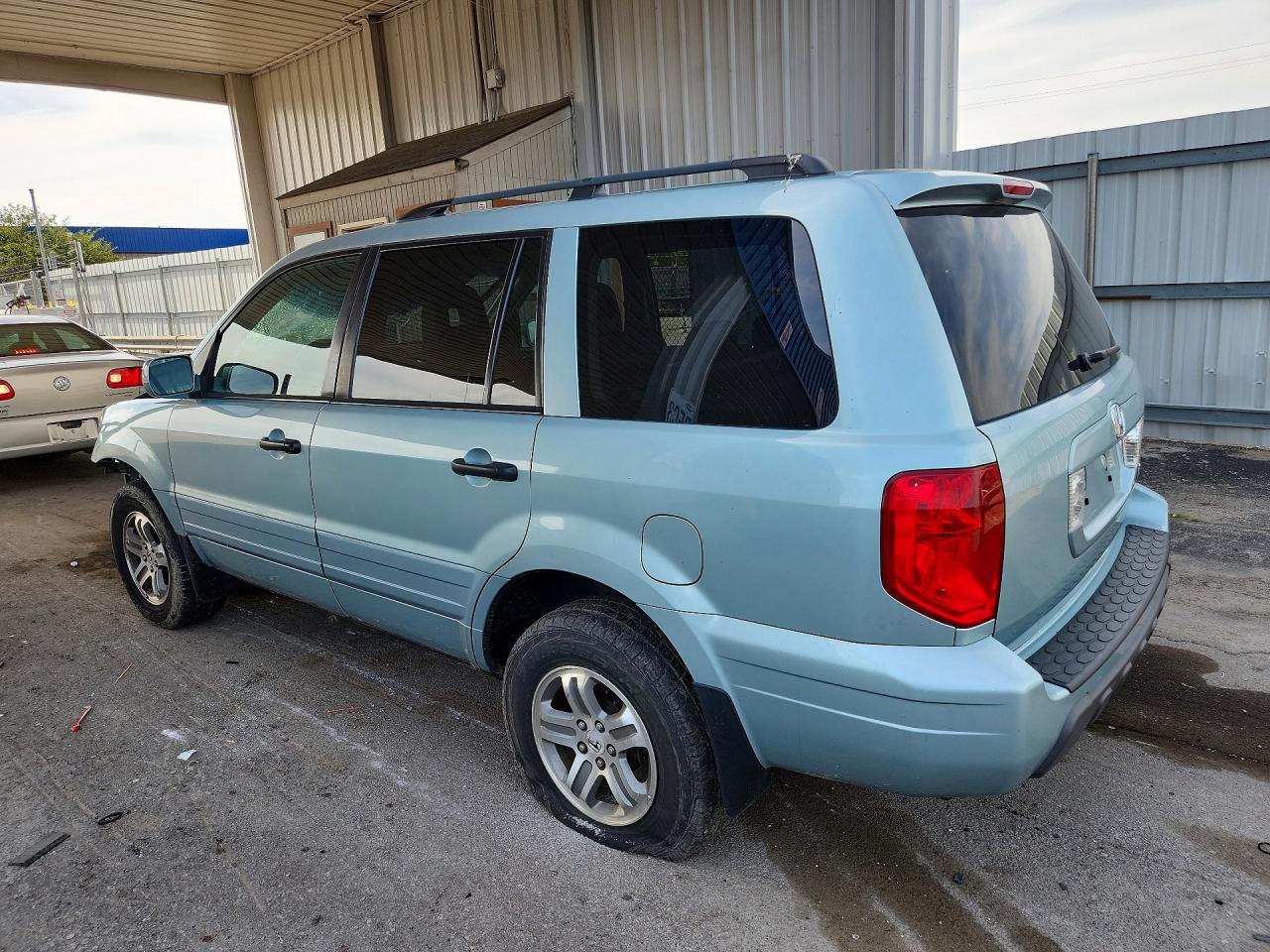 2003 Honda Pilot Exl Синий vin: 2HKYF18573H559821
