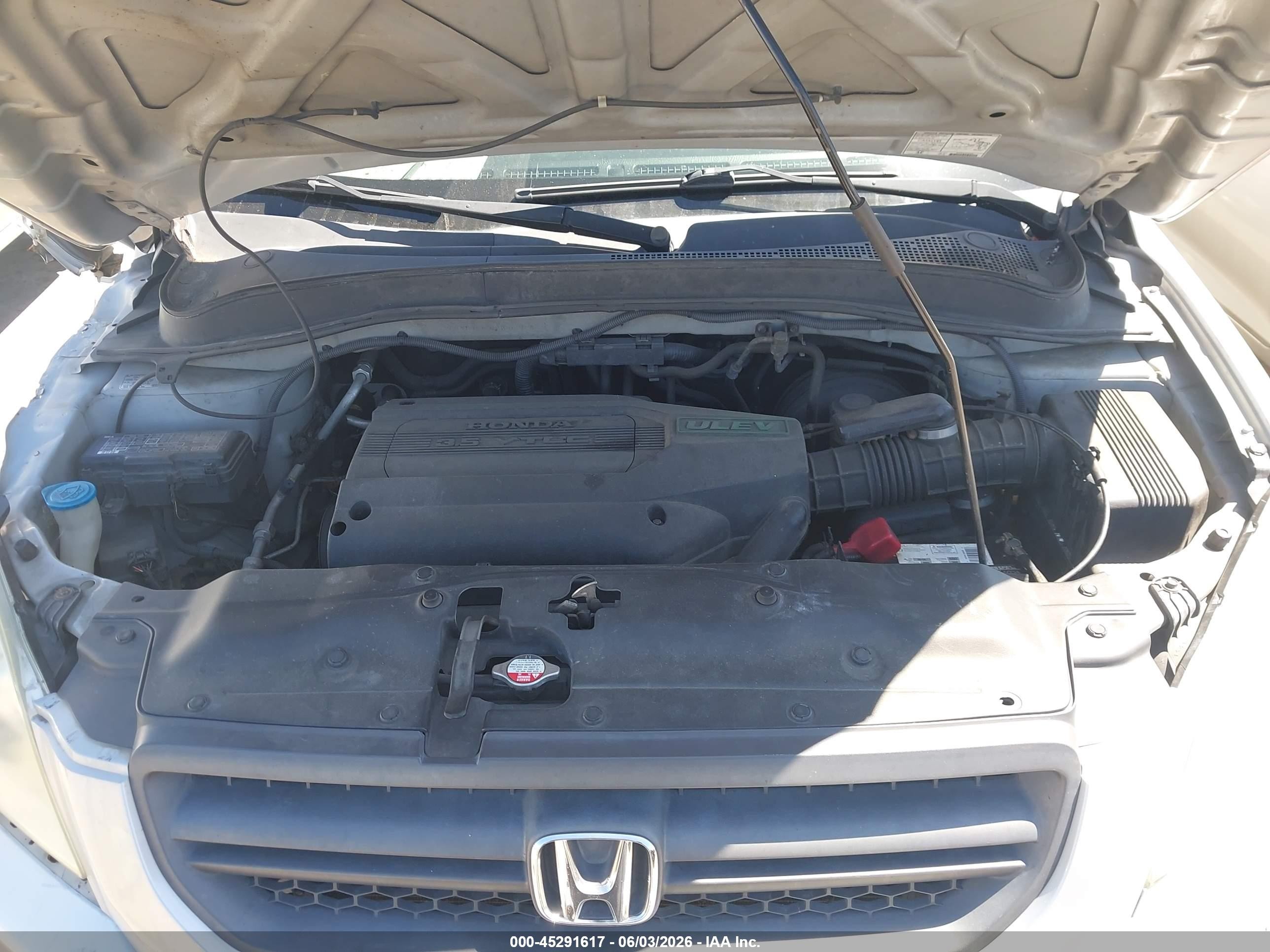 2003 Honda Pilot Ex-l Silver vin: 2HKYF18573H605924