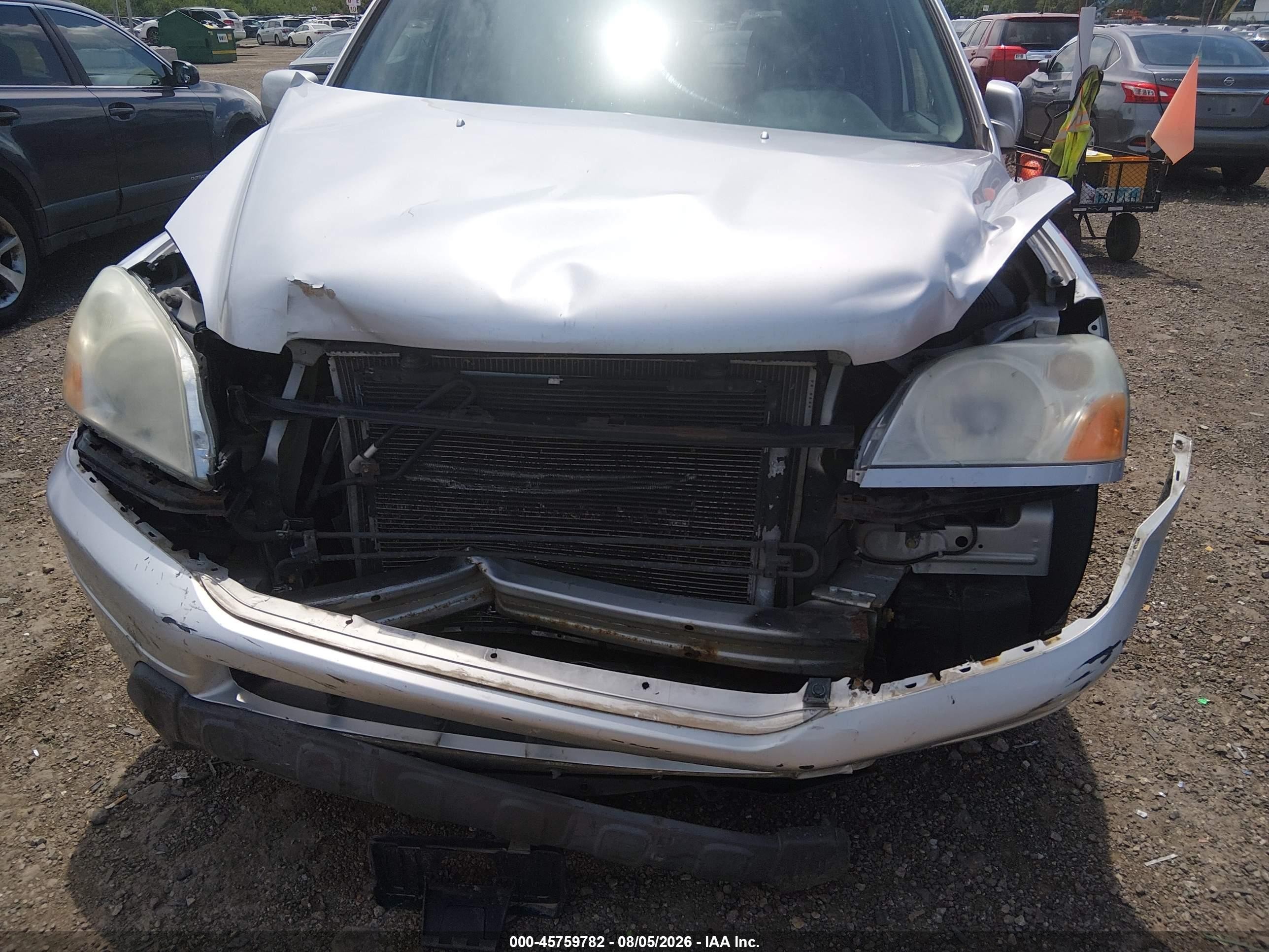 2004 Honda Pilot Ex-l Серебряный vin: 2HKYF18574H529834