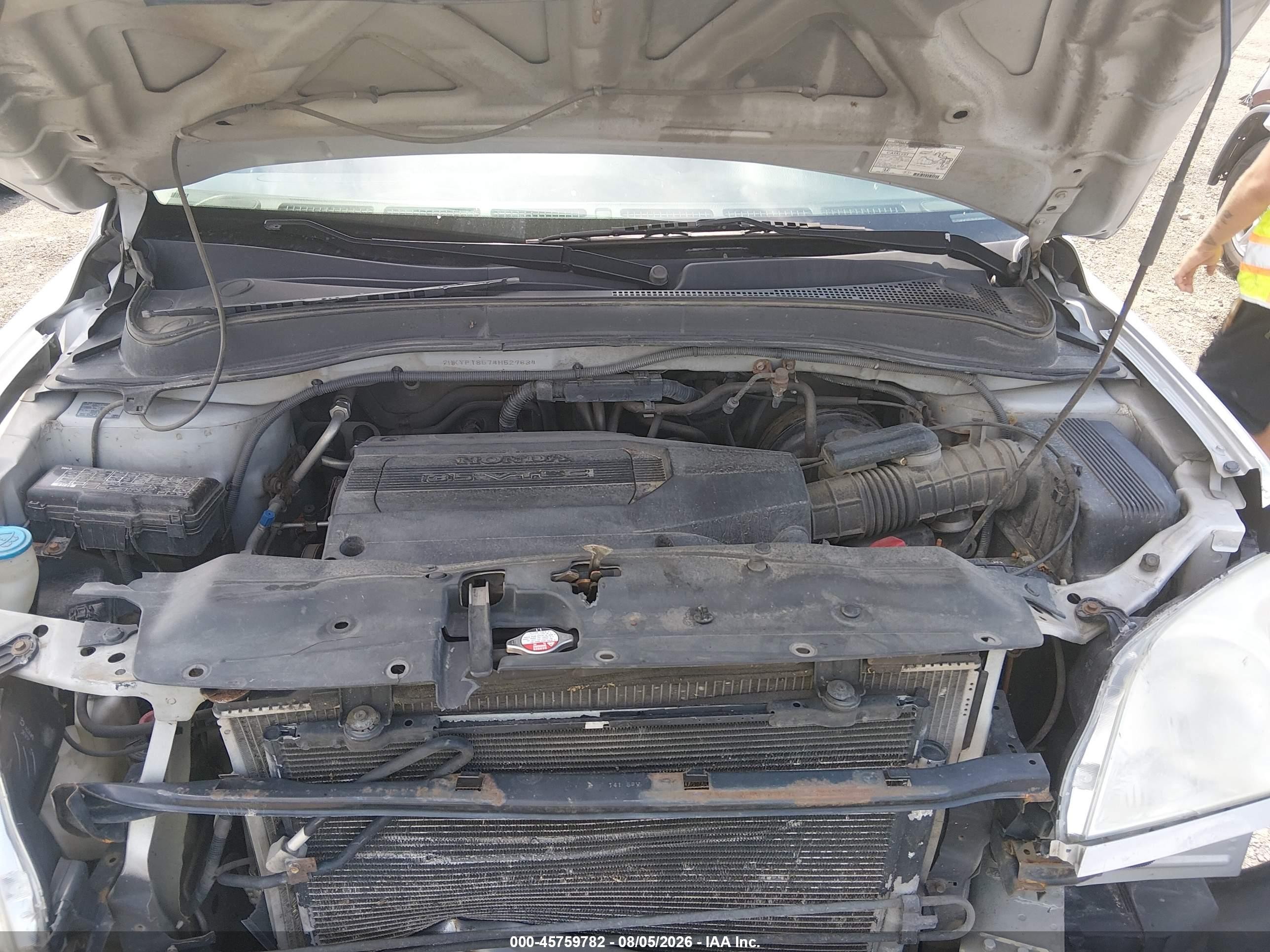 2004 Honda Pilot Ex-l Серебряный vin: 2HKYF18574H529834