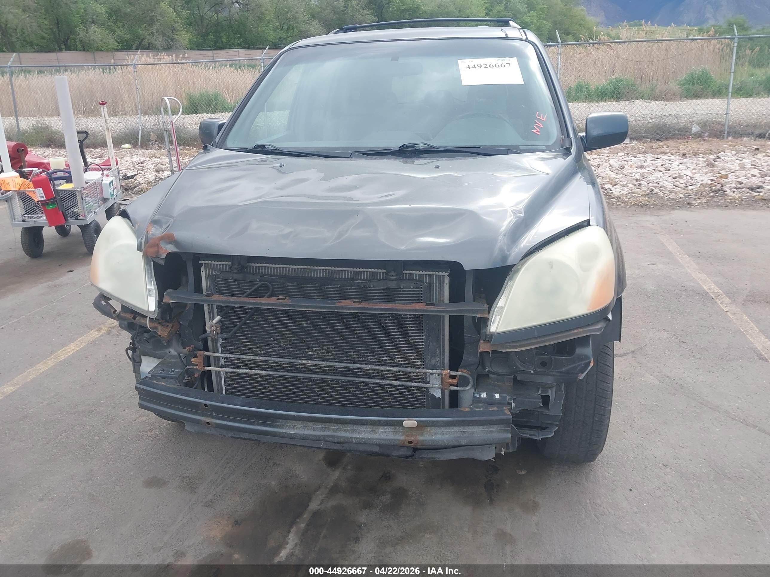 2004 Honda Pilot Ex-l Синий vin: 2HKYF18574H561828