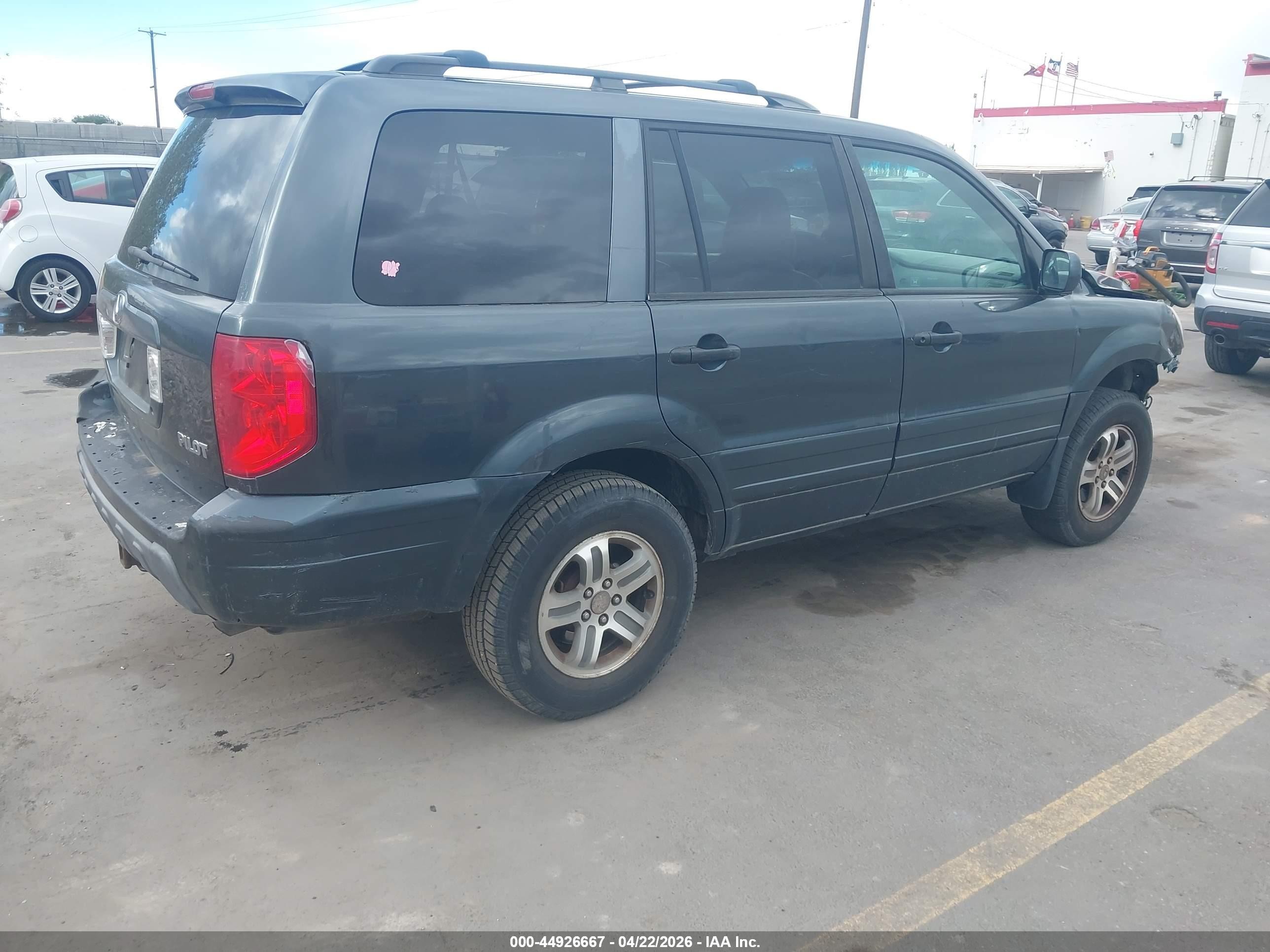 2004 Honda Pilot Ex-l Синий vin: 2HKYF18574H561828