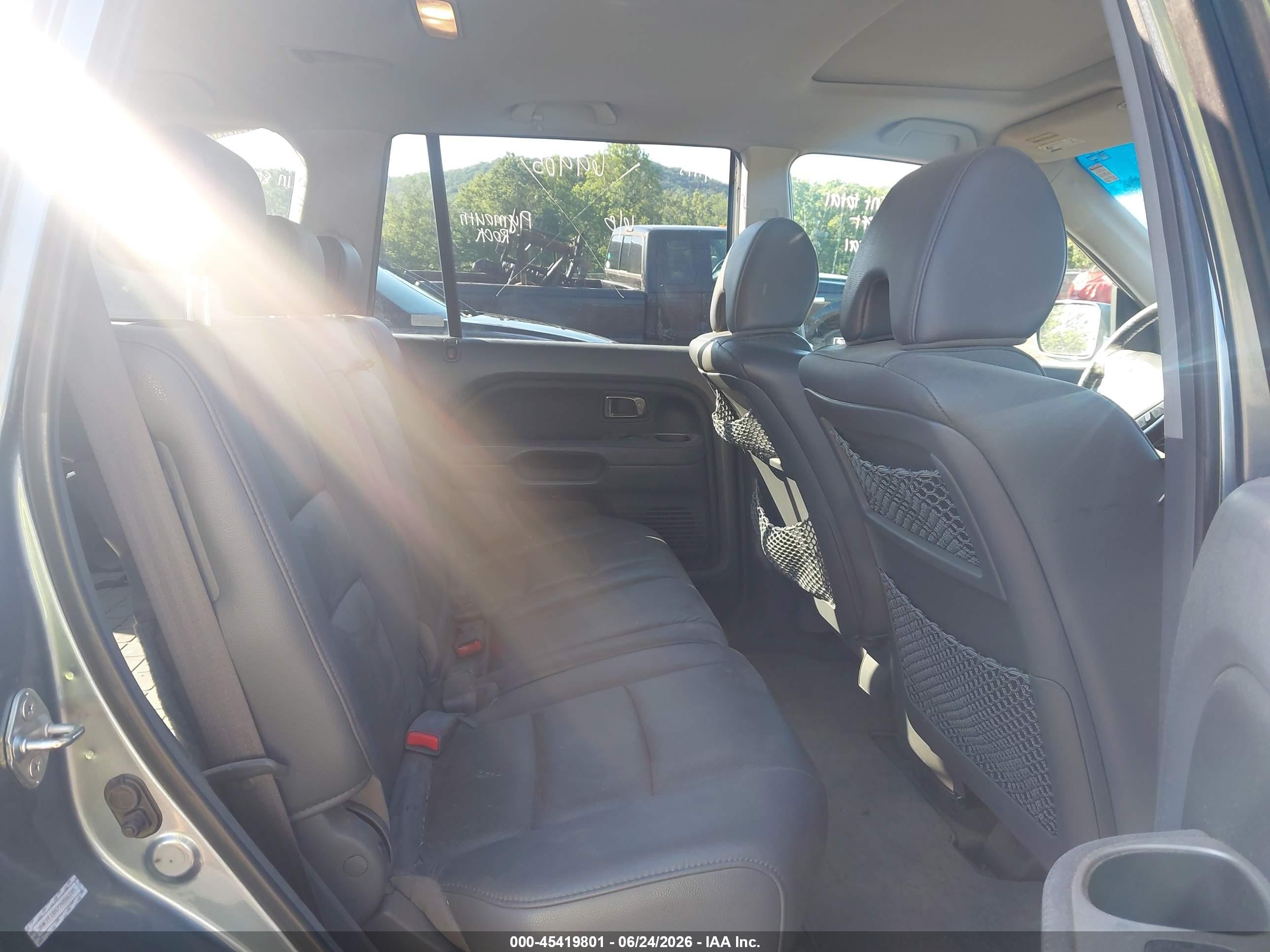 2007 Honda Pilot Ex-l Blue vin: 2HKYF18577H506185
