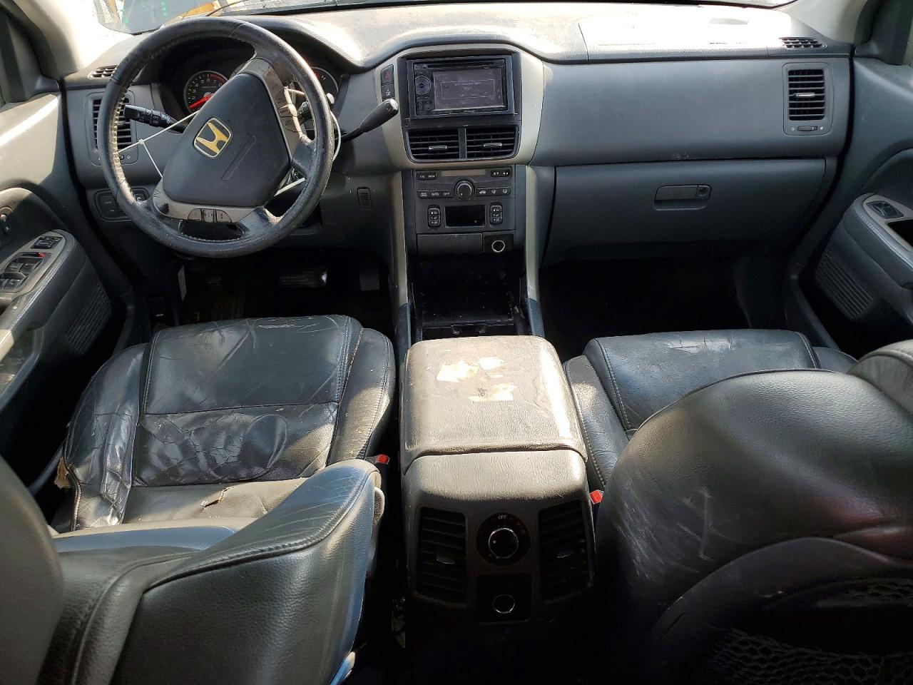 2007 Honda Pilot Exl Gray vin: 2HKYF18577H507739