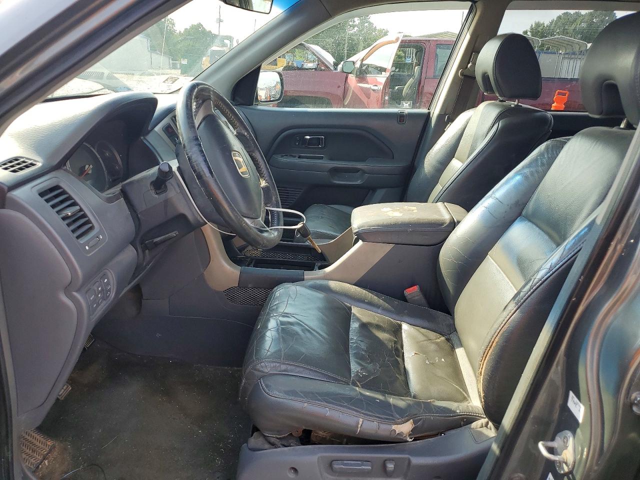 2007 Honda Pilot Exl Gray vin: 2HKYF18577H507739
