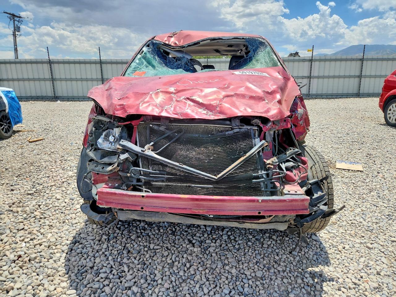 2003 Honda Pilot Exl Red vin: 2HKYF18583H563487