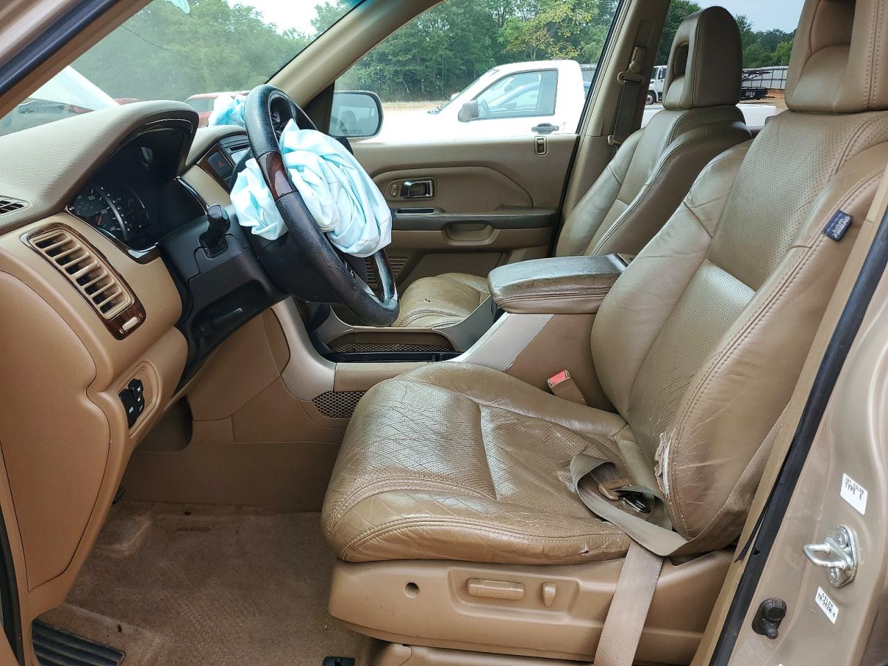 2003 Honda Pilot Exl Желто-коричневый vin: 2HKYF18583H588096