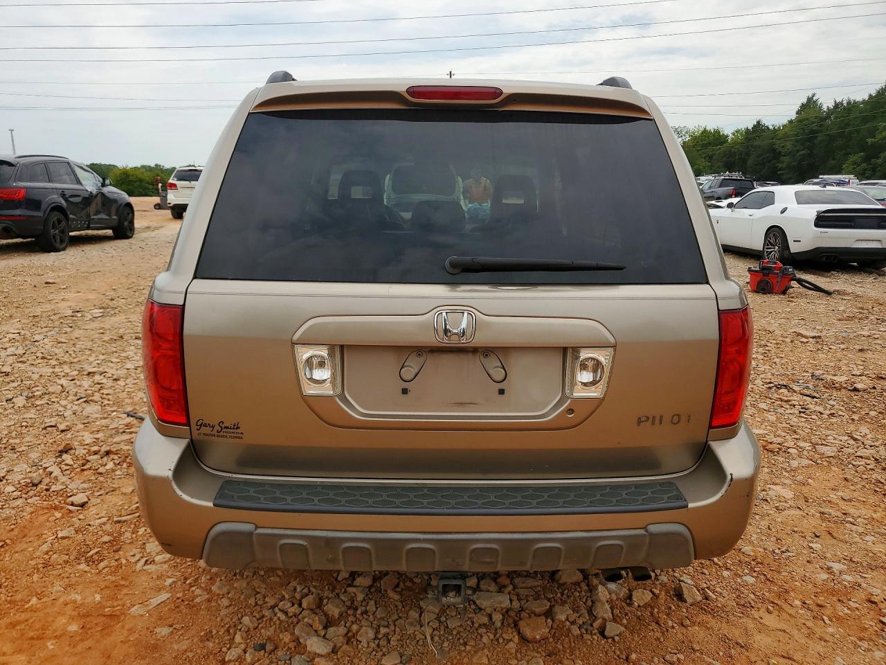 2003 Honda Pilot Exl Желто-коричневый vin: 2HKYF18583H588096